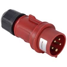 FICHA MACHO 3P+N+T 16A IP44 13301