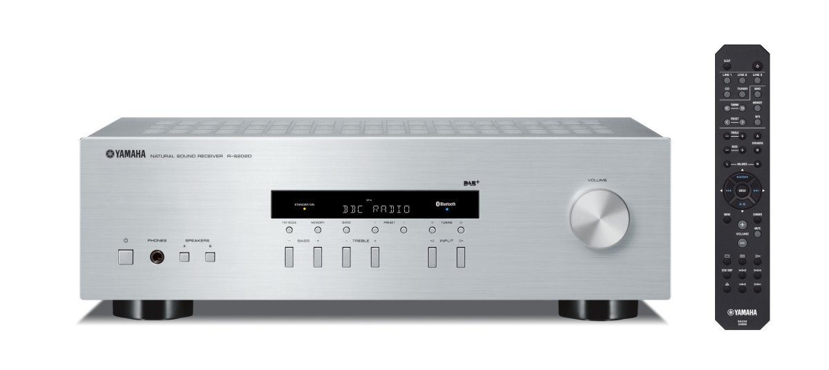 Yamaha R-202D – Recetor Estéreo, Silver
