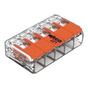 LIGADOR WAGO 5X0.2-4MM 221-415