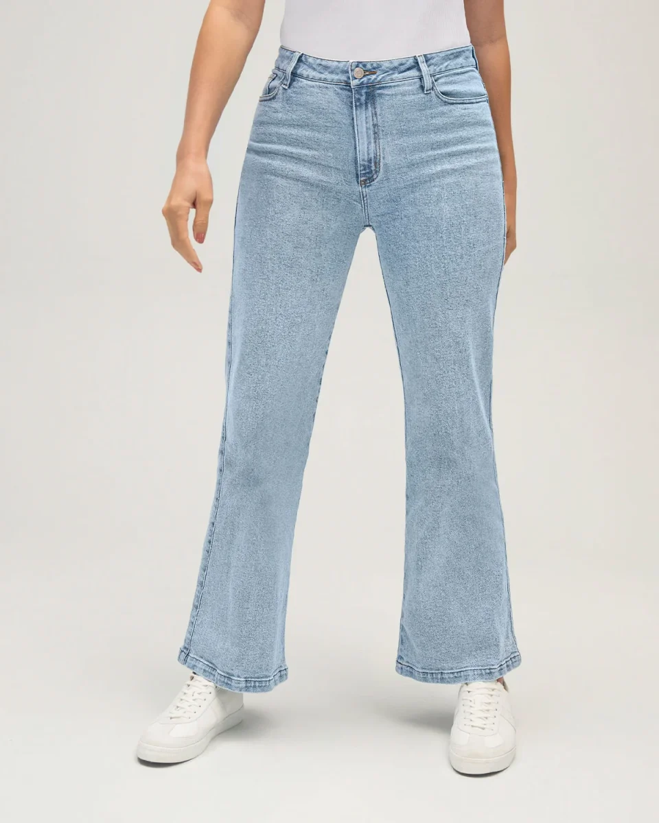 Essential High-Waisted Wide Leg Jean - Image 8