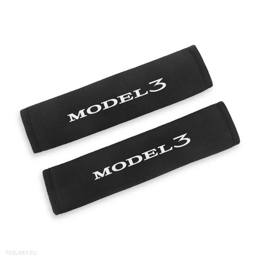 Protetor de ombro para cinto de segurança Tesla com logotipo (2 peças) - Image 9