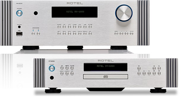 Rotel RA-6000 – Amplif. Integrado + Rotel DT-6000 – Leitor Cd Transporte “Diamond Series”