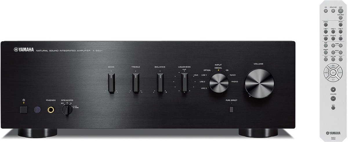 Yamaha A-S501 – Amplificador Stereo, Black