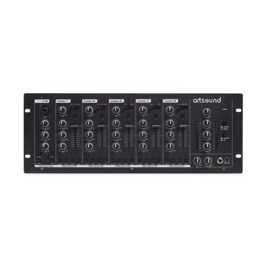 Artsound Mesa Mistura Audio, 4 Zonas, 6 Entradas – MIKS6.4