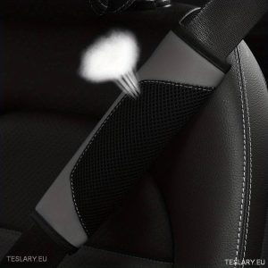 Protetor de ombro para cinto de segurança (2 peças) compatível com Tesla Model 3, Y, S e X