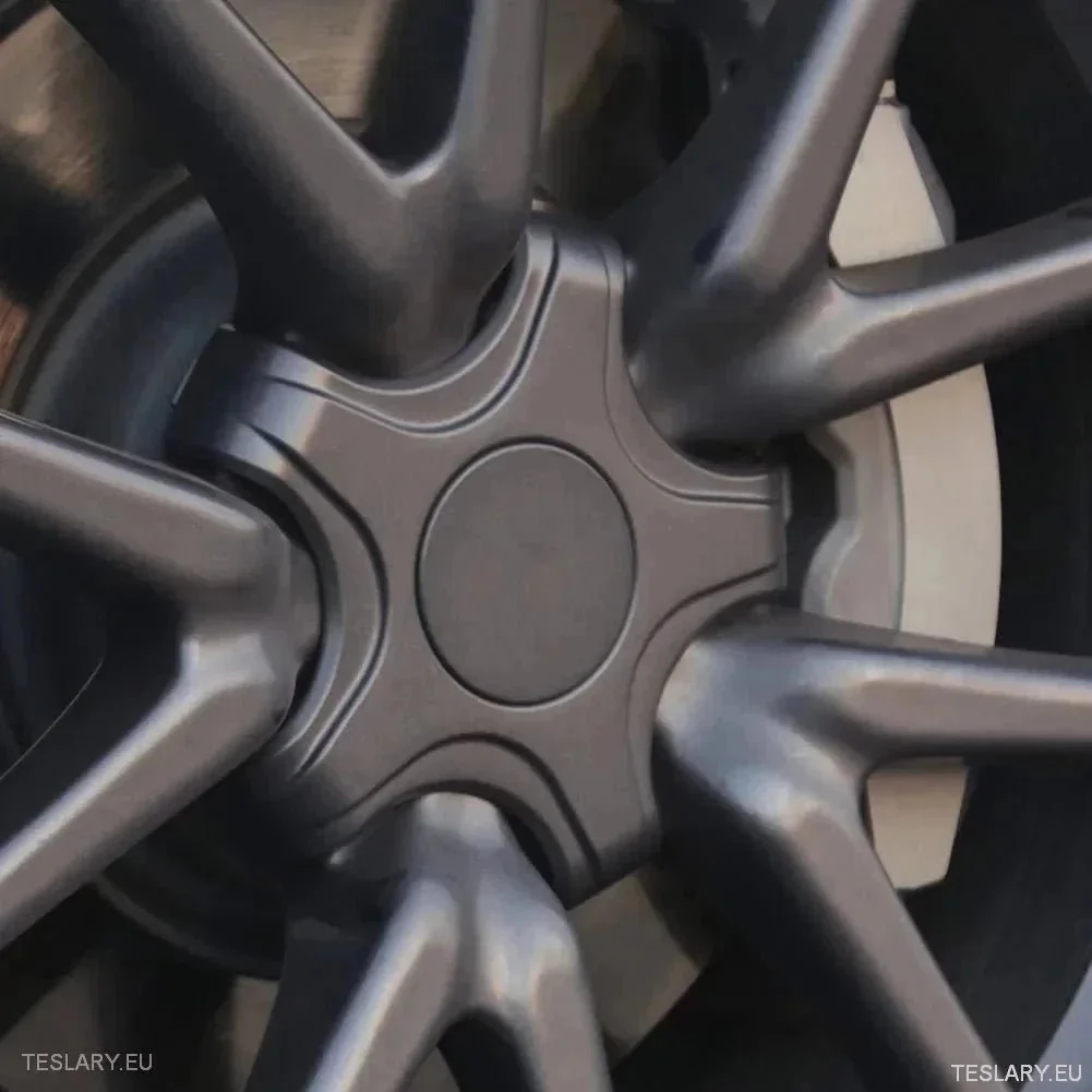 Tesla 3 – Tampas centrais com cinco garras para rodas de liga leve originais