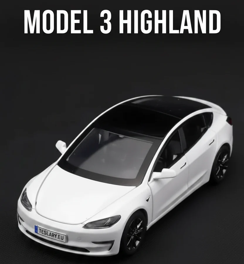 Tesla Model 3+ Highland 2024 1:32 Versão Não Oficial